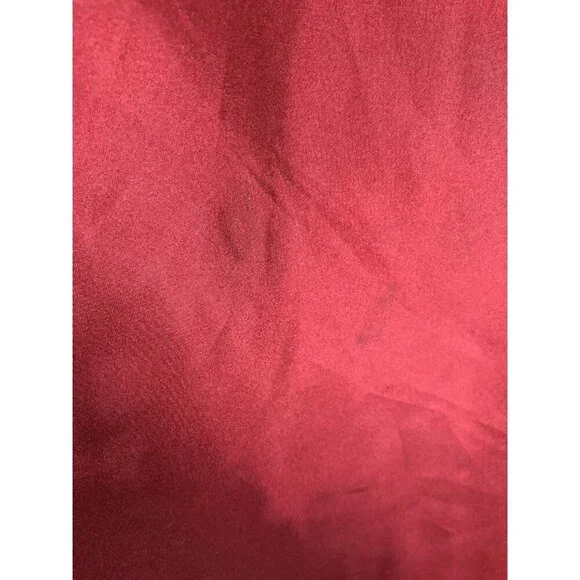 Bebe Satin Slip Dress Size S Burgundy Cowl Neck Midi Y2k Dance Prom Evening Date - Picture 6 of 11